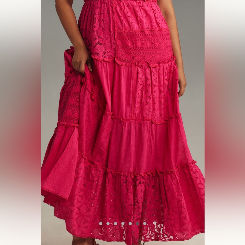 NWT Anthropologie pink dress - Picture 5 of 8